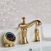 Tap Contemporary Hydropower Digital display electronic faucetTi-PVD Bathroom Sink Faucet - B0777BRMH9